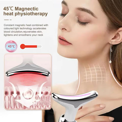 LED Face & Neck Anti-Wrinkle Massager